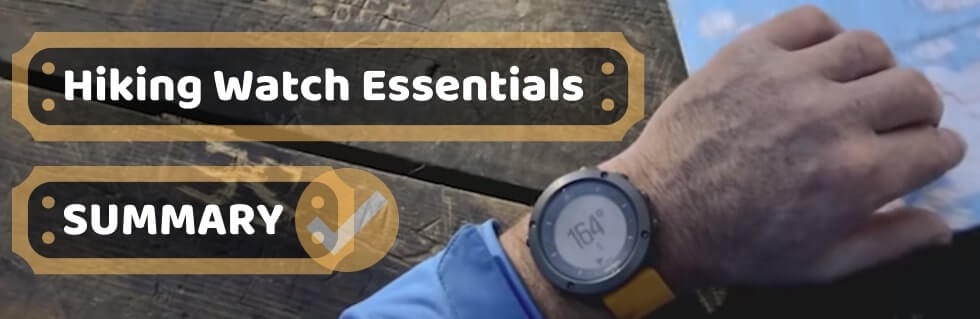 What to look out for in a hiking watch under 100 dollars?