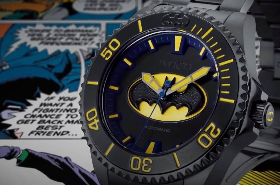 Invicta Special Edition watches include DC comics