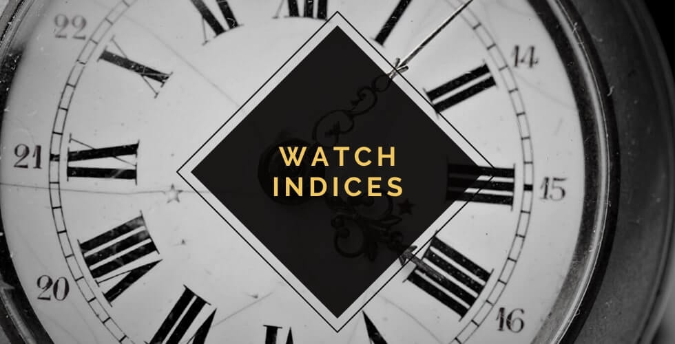 Different types of watch indices