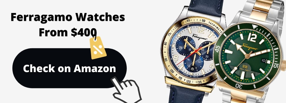 Check Ferragamo watches on Amazon